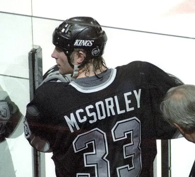 MARTY McSORLEY Los Angeles Kings 1993 Away CCM Throwback NHL Hockey Jersey 