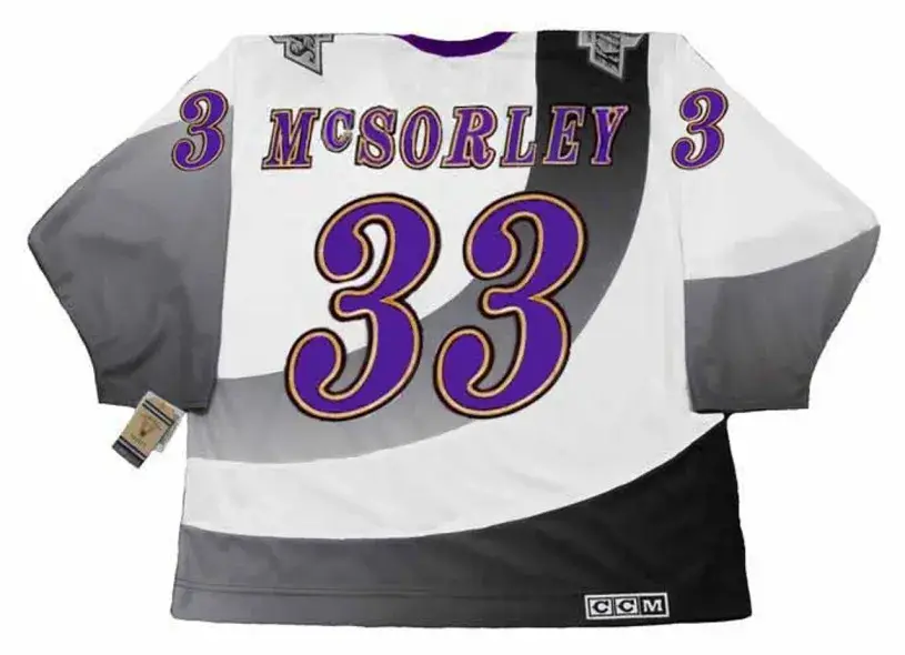 MARTY McSORLEY Los Angeles Kings 1995 CCM Vintage Throwback NHL Hockey Jersey 