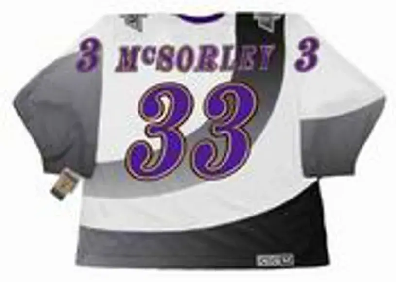 MARTY McSORLEY Los Angeles Kings 1995 CCM Vintage Throwback NHL Hockey Jersey 