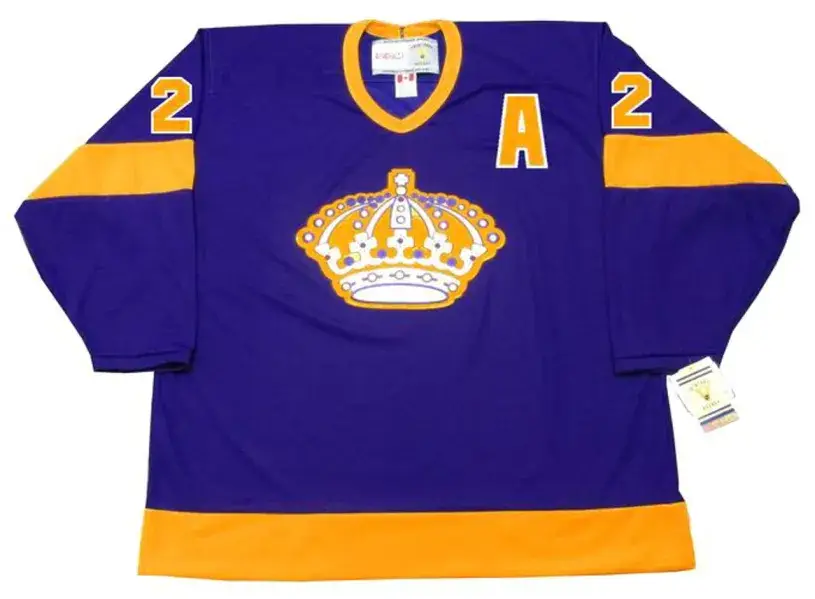 MATT GREENE Los Angeles Kings 1970’s CCM Vintage Throwback NHL Hockey Jersey