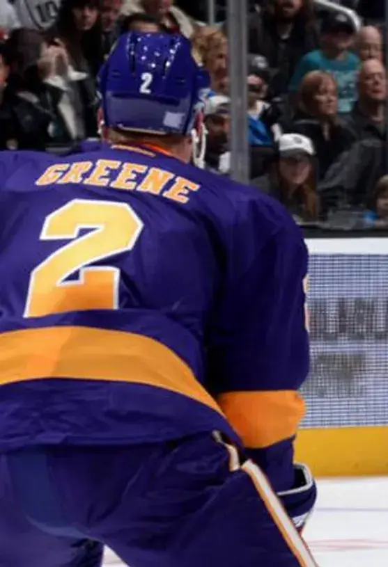 MATT GREENE Los Angeles Kings 1970’s CCM Vintage Throwback NHL Hockey Jersey 