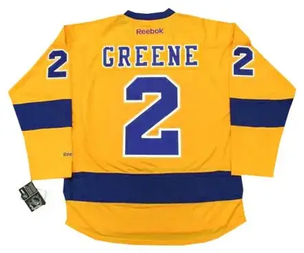 MATT GREENE Los Angeles Kings 2015 REEBOK Throwback NHL Hockey Jersey 