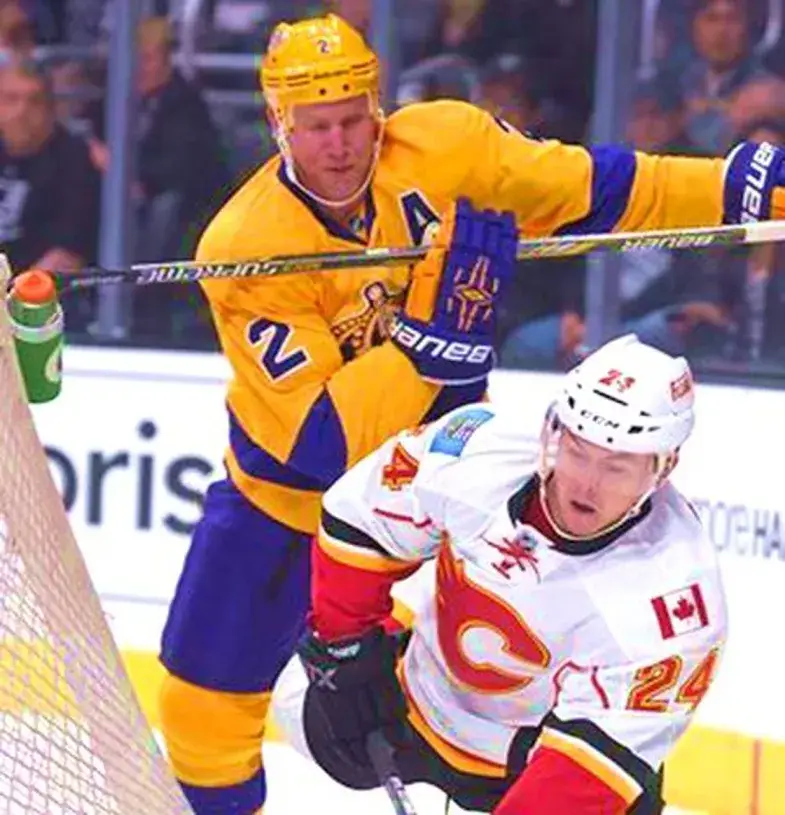 MATT GREENE Los Angeles Kings 2015 REEBOK Throwback NHL Hockey Jersey 