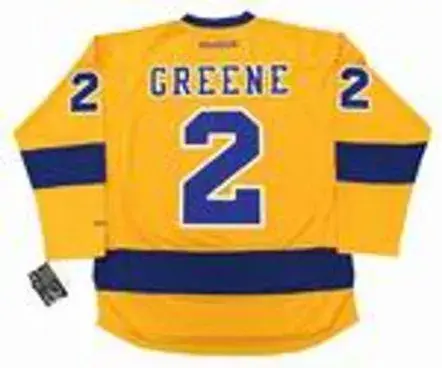 MATT GREENE Los Angeles Kings 2015 REEBOK Throwback NHL Hockey Jersey 
