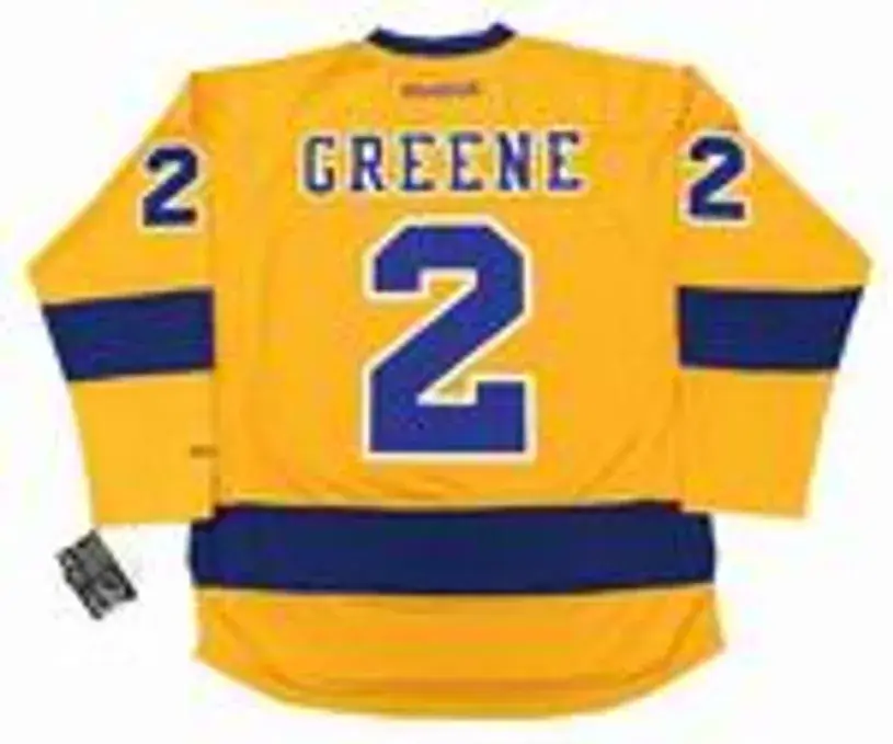 MATT GREENE Los Angeles Kings 2015 REEBOK Throwback NHL Hockey Jersey 