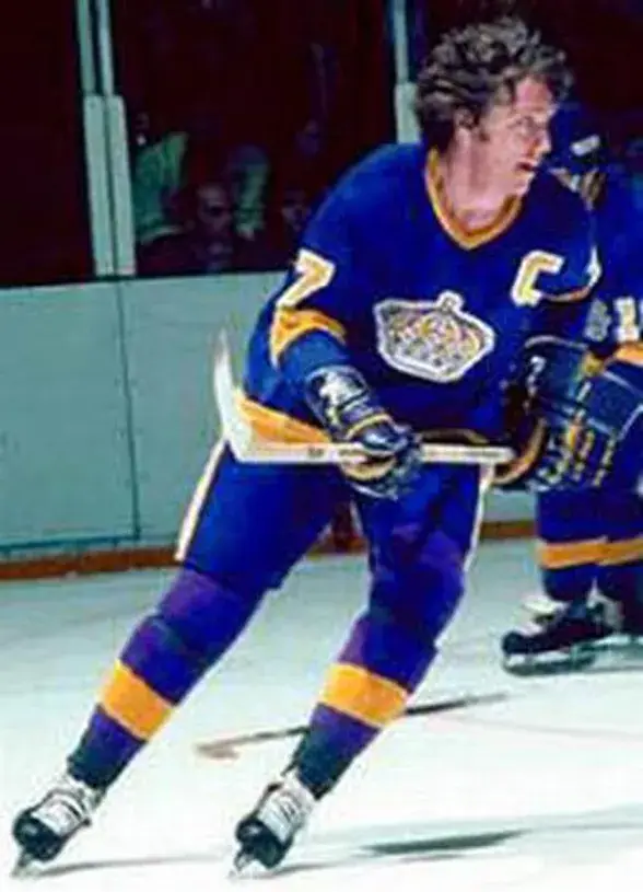 MIKE MURPHY Los Angeles Kings 1977 CCM Vintage Away NHL Hockey Jersey 