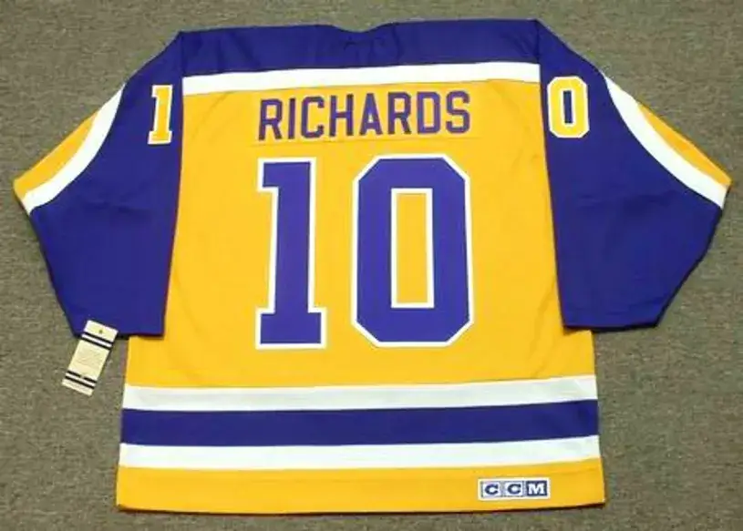 MIKE RICHARDS Los Angeles Kings 1980’s CCM Vintage Throwback NHL Hockey Jersey 