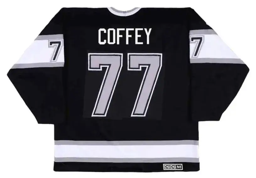PAUL COFFEY Los Angeles Kings 1992 CCM Vintage Throwback Away NHL Hockey Jersey 
