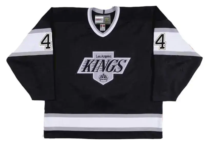 ROB BLAKE Los Angeles Kings 1993 Away CCM Throwback NHL Hockey Jersey