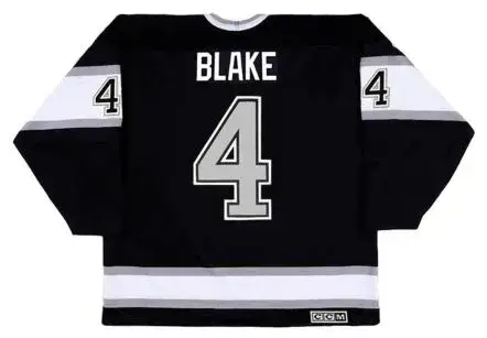 ROB BLAKE Los Angeles Kings 1993 Away CCM Throwback NHL Hockey Jersey 