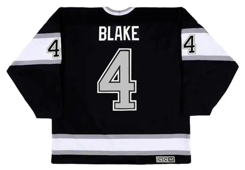 ROB BLAKE Los Angeles Kings 1993 Away CCM Throwback NHL Hockey Jersey 