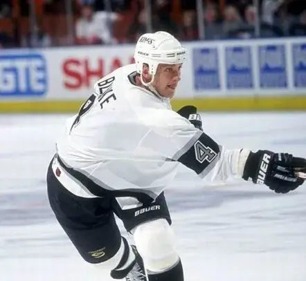 ROB BLAKE Los Angeles Kings 1995 CCM Vintage Throwback NHL Hockey Jersey 