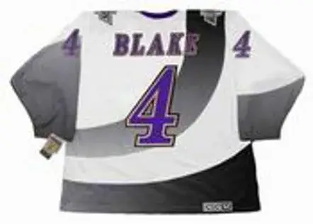 ROB BLAKE Los Angeles Kings 1995 CCM Vintage Throwback NHL Hockey Jersey 