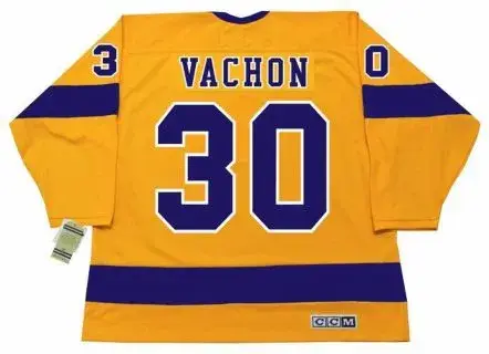 ROGIE VACHON Los Angeles Kings 1970’s Home CCM NHL Vintage Throwback Jersey 