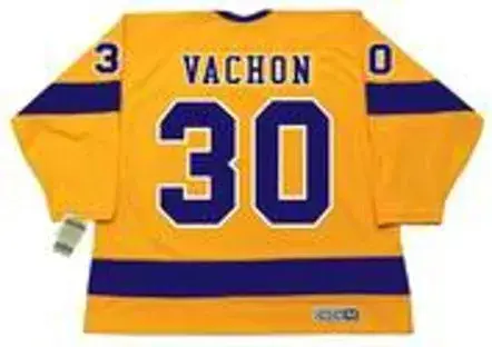 ROGIE VACHON Los Angeles Kings 1970’s Home CCM NHL Vintage Throwback Jersey 