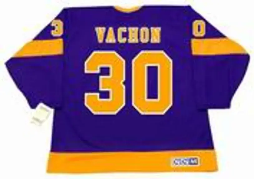 ROGIE VACHON Los Angeles Kings 1978 CCM Vintage Away NHL Hockey Jersey 