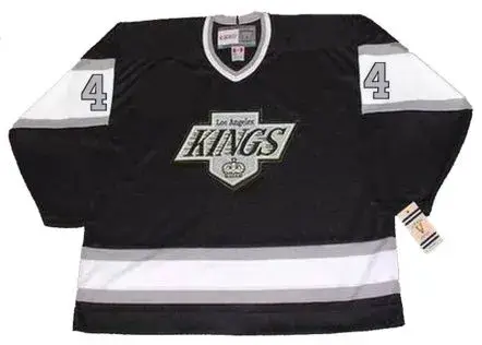 RON DUGUAY Los Angeles Kings 1988 CCM Vintage Away NHL Hockey Jersey