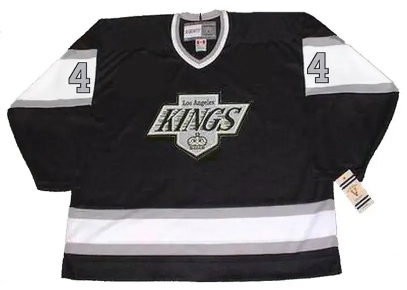 RON DUGUAY Los Angeles Kings 1988 CCM Vintage Away NHL Hockey Jersey