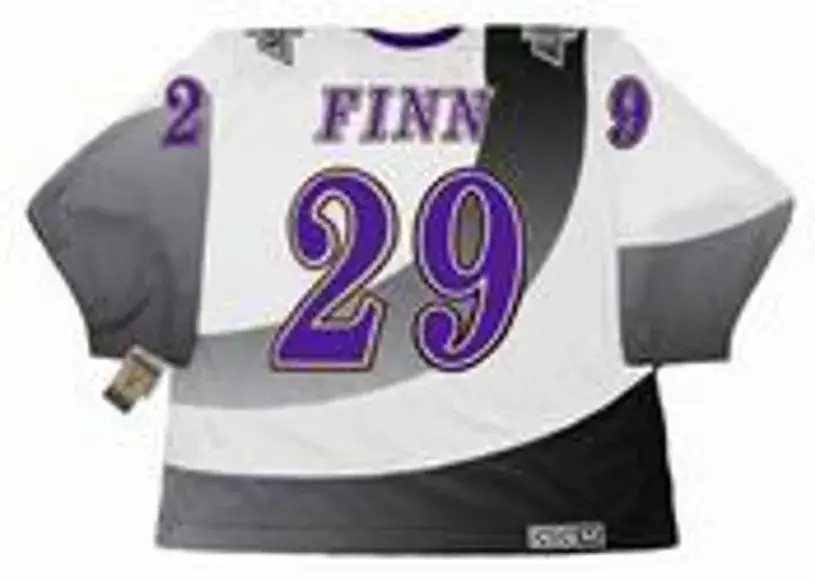 STEVEN FINN Los Angeles Kings 1995 CCM Vintage Throwback NHL Hockey Jersey 