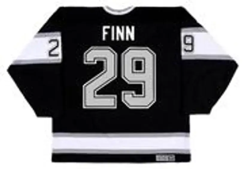 STEVEN FINN Los Angeles Kings 1996 CCM Vintage Throwback Away NHL Hockey Jersey 