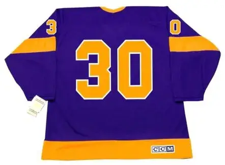 TERRY SAWCHUK Los Angeles Kings 1967 CCM Vintage Away NHL Hockey Jersey 