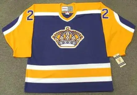TIGER WILLIAMS Los Angeles Kings 1986 CCM Vintage Away NHL Hockey Jersey