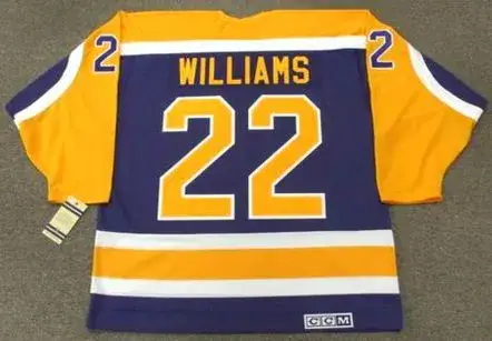 TIGER WILLIAMS Los Angeles Kings 1986 CCM Vintage Away NHL Hockey Jersey 