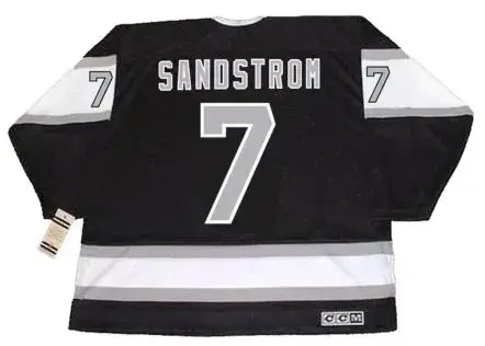 TOMAS SANDSTROM Los Angeles Kings 1989 CCM Vintage Away NHL Hockey Jersey 