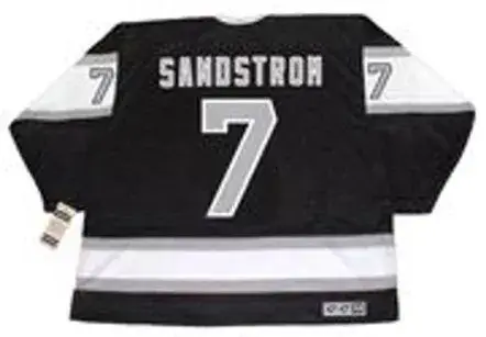 TOMAS SANDSTROM Los Angeles Kings 1989 CCM Vintage Away NHL Hockey Jersey 