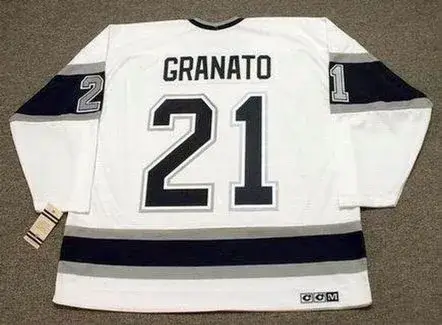 TONY GRANATO Los Angeles Kings 1993 Home CCM Throwback NHL Hockey Jersey 