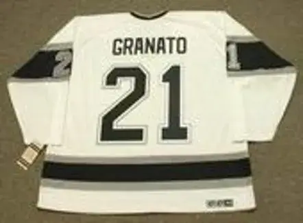 TONY GRANATO Los Angeles Kings 1993 Home CCM Throwback NHL Hockey Jersey 
