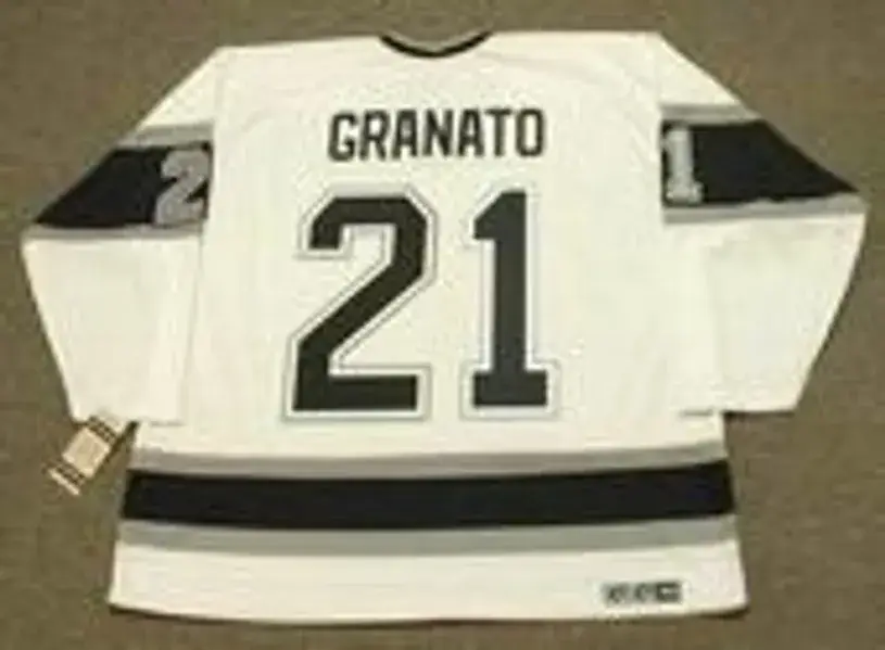 TONY GRANATO Los Angeles Kings 1993 Home CCM Throwback NHL Hockey Jersey 
