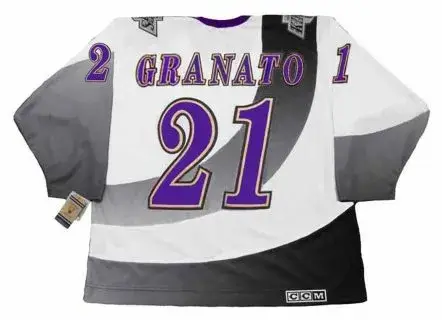 TONY GRANATO Los Angeles Kings 1995 CCM Vintage Throwback NHL Hockey Jersey 