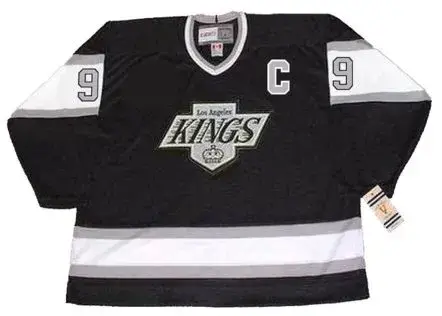 WAYNE GRETZKY Los Angeles Kings 1989 Away CCM NHL Vintage Throwback Jersey