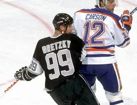 WAYNE GRETZKY Los Angeles Kings 1989 Away CCM NHL Vintage Throwback Jersey 