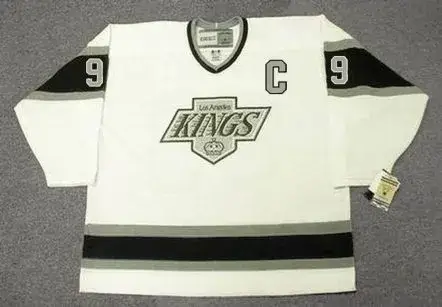 WAYNE GRETZKY Los Angeles Kings 1989 Home CCM NHL Vintage Throwback Jersey