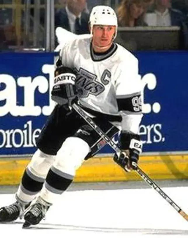 WAYNE GRETZKY Los Angeles Kings 1989 Home CCM NHL Vintage Throwback Jersey 