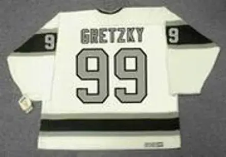 WAYNE GRETZKY Los Angeles Kings 1989 Home CCM NHL Vintage Throwback Jersey 