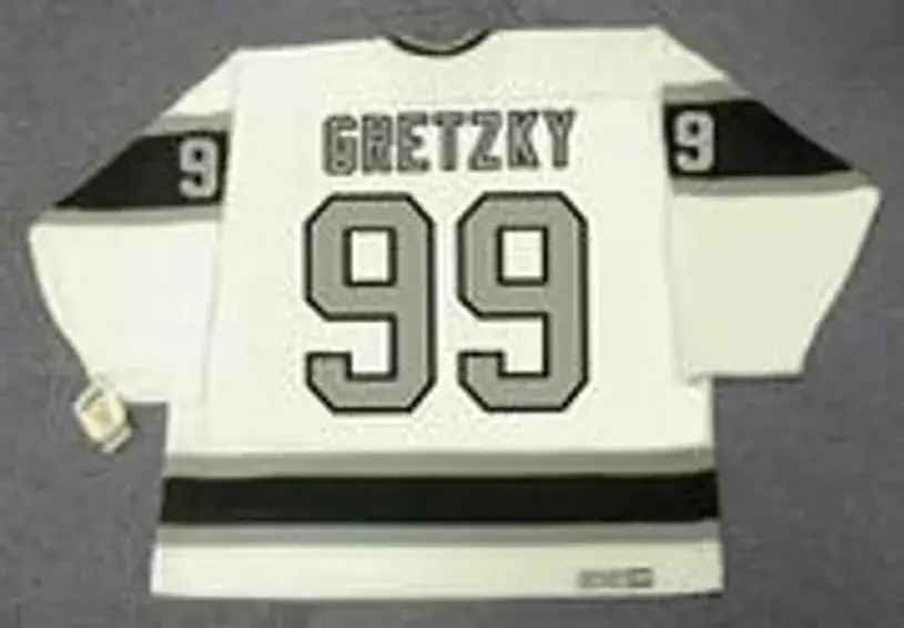 WAYNE GRETZKY Los Angeles Kings 1989 Home CCM NHL Vintage Throwback Jersey 