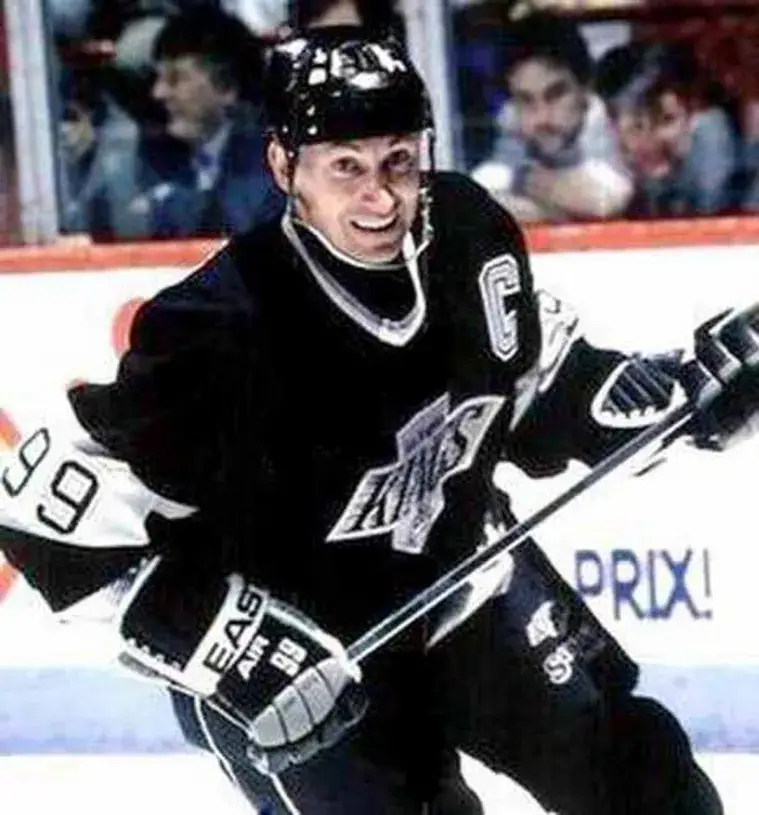 WAYNE GRETZKY Los Angeles Kings 1993 Away CCM Throwback NHL Hockey Jersey 
