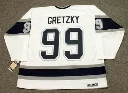 WAYNE GRETZKY Los Angeles Kings 1993 Home CCM Throwback NHL Hockey Jersey 