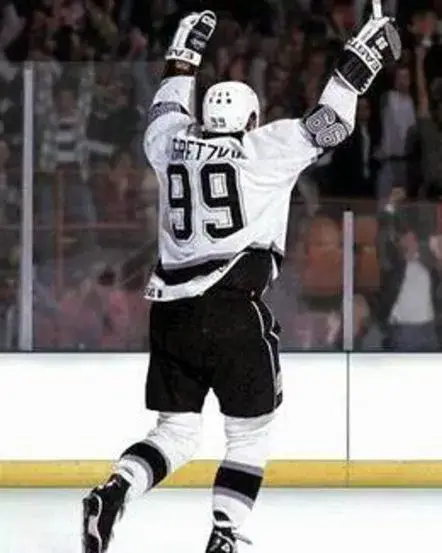 WAYNE GRETZKY Los Angeles Kings 1993 Home CCM Throwback NHL Hockey Jersey 