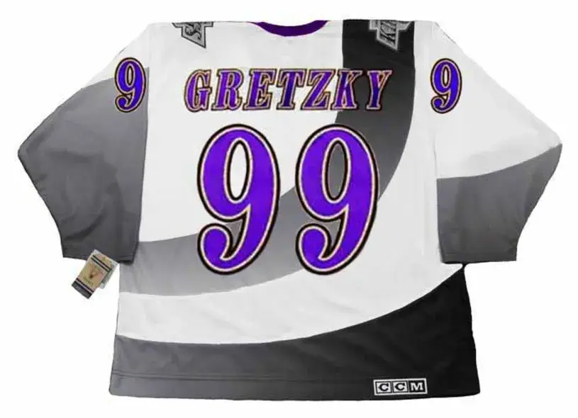 WAYNE GRETZKY Los Angeles Kings 1995 CCM NHL Vintage Throwback Jersey 