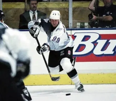 WAYNE GRETZKY Los Angeles Kings 1995 CCM NHL Vintage Throwback Jersey 