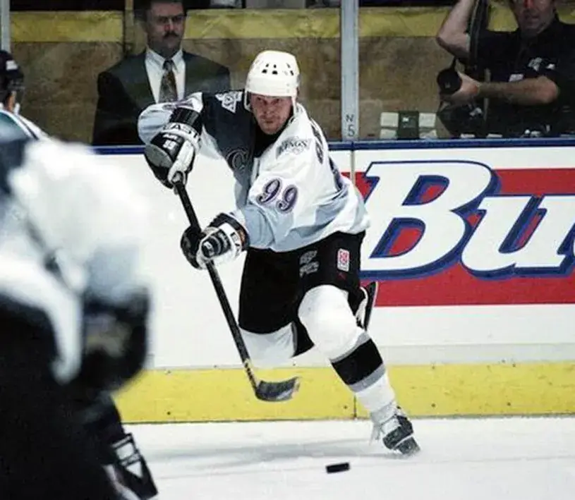 WAYNE GRETZKY Los Angeles Kings 1995 CCM NHL Vintage Throwback Jersey 