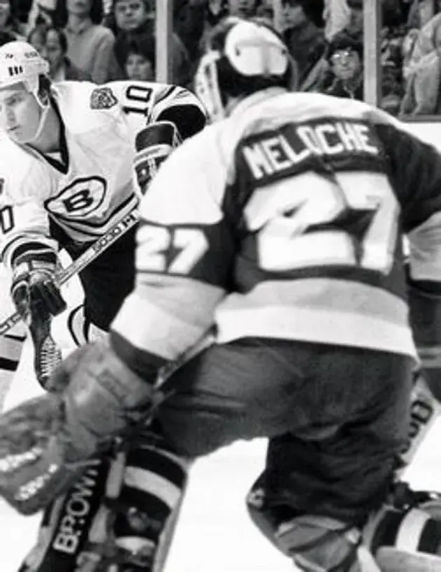 GILLES MELOCHE Minnesota North Stars 1981 CCM Vintage Throwback NHL Jersey 