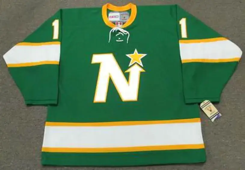 J.P. PARISE Minnesota North Stars 1967 CCM Vintage NHL Hockey Jersey