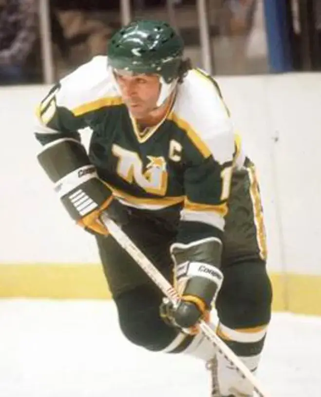 J.P. PARISE Minnesota North Stars 1978 CCM Vintage Throwback NHL Jersey 