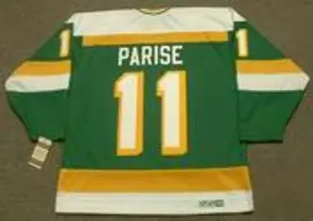J.P. PARISE Minnesota North Stars 1978 CCM Vintage Throwback NHL Jersey 