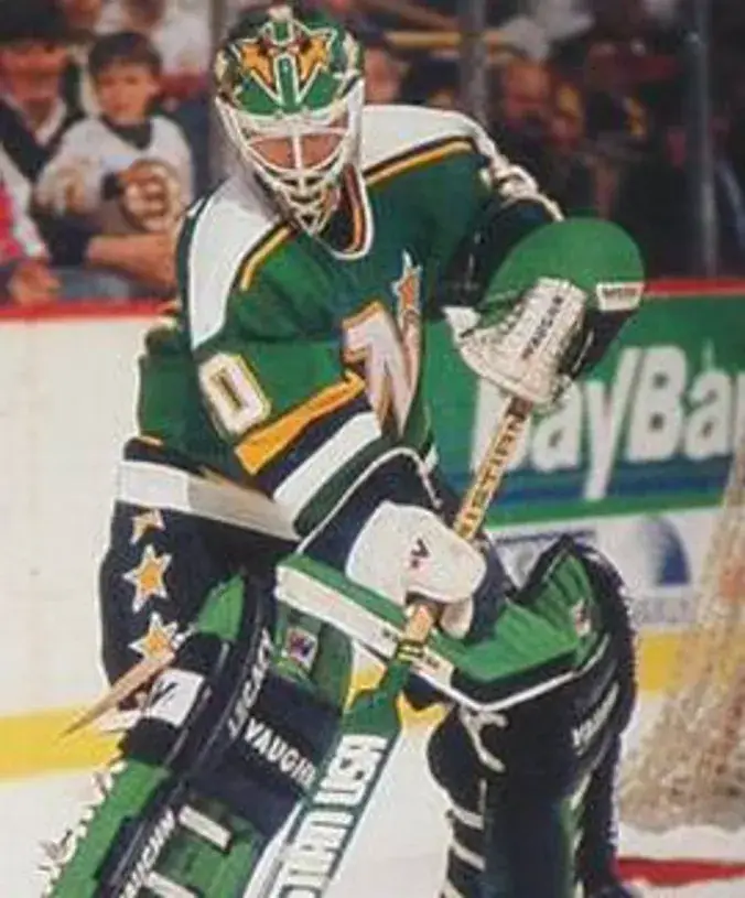 JON CASEY Minnesota North Stars 1989 Away CCM NHL Vintage Throwback Jersey 
